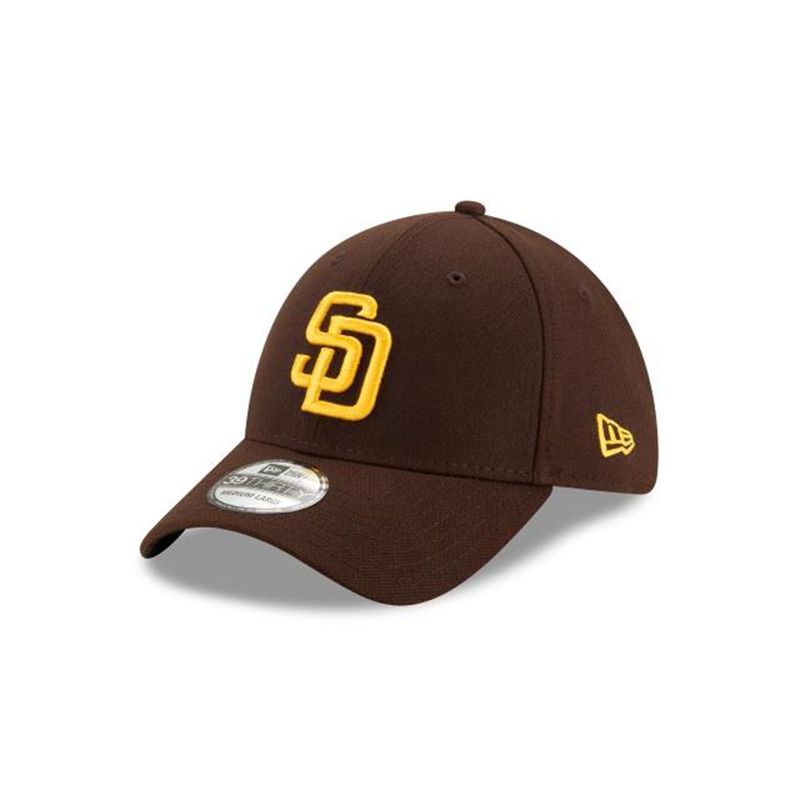 MLB San Diego Padres Team Classic 39Thirty Stretch Fit (EAI0724) - Black New Era Caps